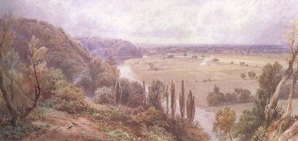 Myles Birket Foster,RWS The Thames from Cliveden (mk46) china oil painting image